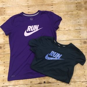 Nike bundle of 2 running tees